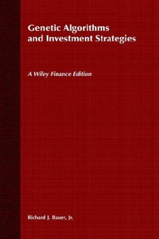 Genetic algorithms and investment strategies
