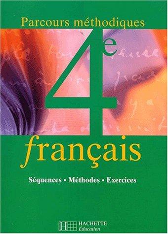 Français quatrième parcours methodiques by Collectif cover