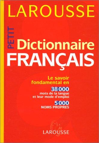Petit Dictionnaire Francais by Larousse cover