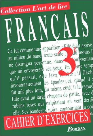 Français, 3e. Cahier d'exercices by Colmez cover