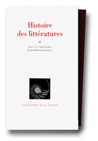 Histoire des littératures by Raymond Queneau cover