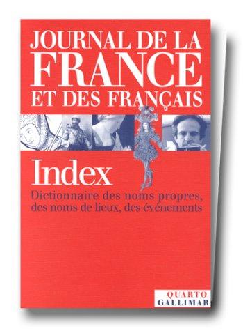 Journal de La France Et Des Francais by Gallimard cover
