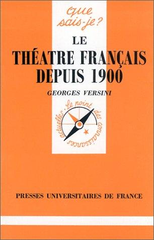 Le Theatre Francais by Versini cover