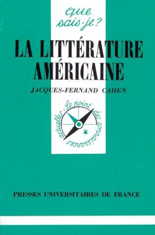 La littérature américaine