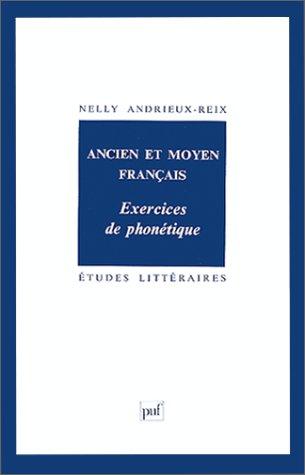 Ancien et moyen français by Nelly Andrieux-Reix cover