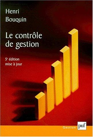 Le contrôle de gestion by Henri Bouquin cover
