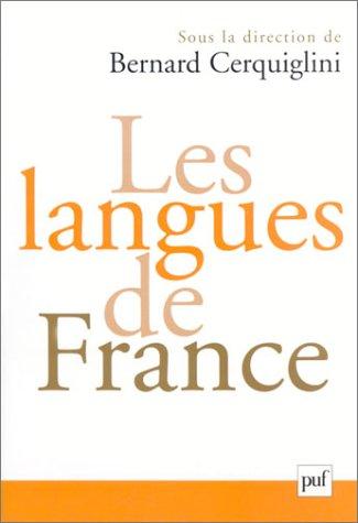 Les Langues de France by Bernard Cerquiglini cover