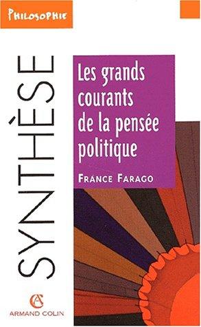 Les grands courants de la pensée politique by France Farago cover