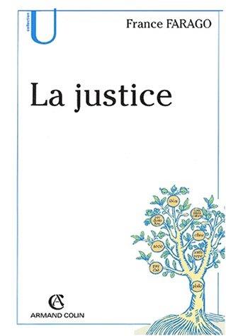 La justice by France Farago cover
