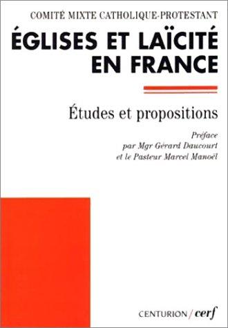 Eglises et laïcité en France by Gérard Daucourt, Marcel Manoël cover