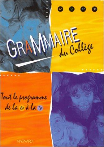 Grammaire du collège de la 6e à la