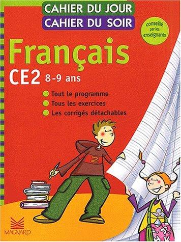 Cahier du jour, cahier du soir Français CE2, 8-9 ans by Bernard Séménadisse cover