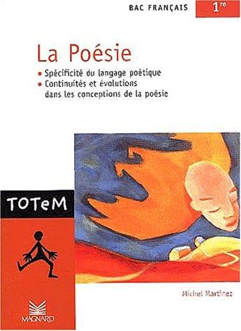La poésie, bac français 1ère by Michel Martinez cover