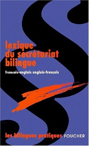 Lexique du secrétariat bilingue by Barbaneau cover