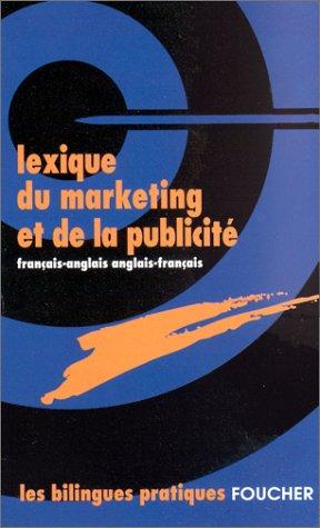 Lexique du marketing et de la publicité français-anglais/anglais-français by Barbaneau cover