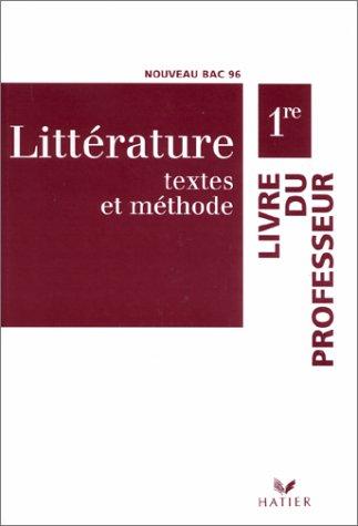 Littérature 1re by Catherine Cazaban cover
