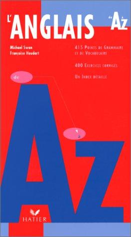 L'anglais de A à Z by Michael Swan cover