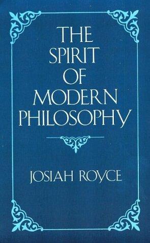 The spirit of modern philosophy