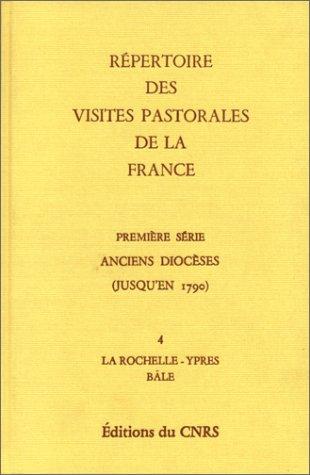 Répertoire des visites pastorales de la France by Gabriel Le Bras cover