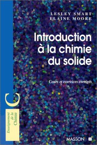 Introduction à la chimie de l'état solide