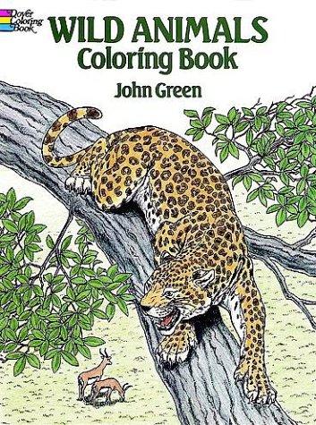 Wild Animals-Coloring Book by John Green cover