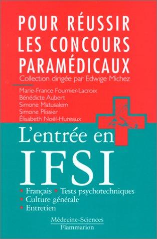 L'entrée en IFSI by Marie-France Fournier-Lacroix cover