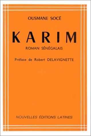 Karim by Ousmane Socé, Ousmane Socé Diop, Robert Delavignette cover