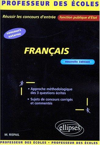 Français preparation au concours de recrutement des professeurs des ecoles by Rispail cover