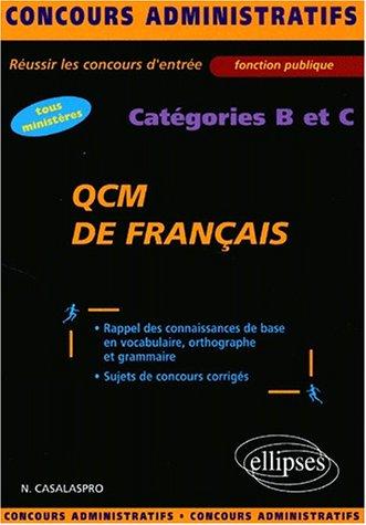 QCM de français by Nunzio Casalaspro cover