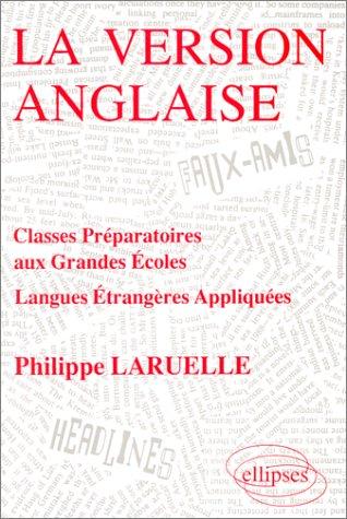 La version anglaise by Philippe Laruelle cover