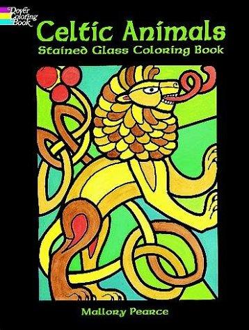 Celtic Animals Stained Glass Coloring Book