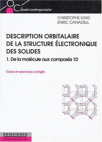 Description orbitalaire de la structure électronique des solides