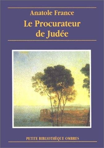 Le procurateur de Judée by Anatole France cover