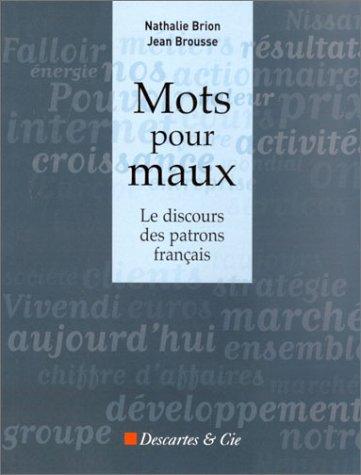 Mots pour maux by Nathalie Brion, Jean Brousse cover