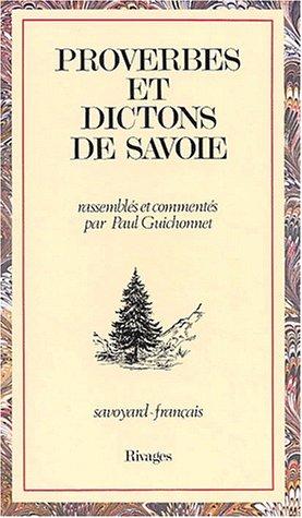 Proverbes et dictons de Savoie by Paul Guichonnet cover