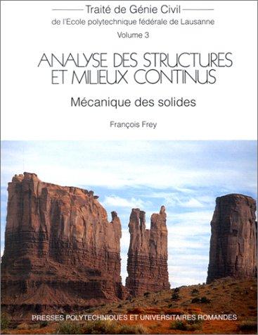 Analyse des structures et milieux continus. Mécanique des solides