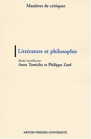 Litterature et philosophie