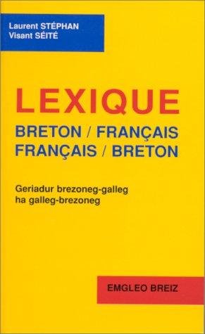 Lexique breton-français, français-breton, 2e édition 1998 by Seite Stephan cover