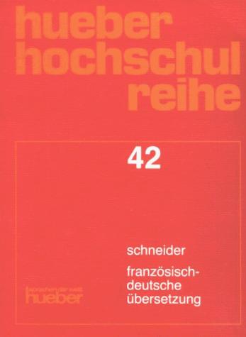 Französisch-deutsche übersetzung by Gisela Schneider cover