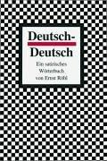 Deutsch - Deutsch. Ein satirisches Wörterbuch by Ernst Röhl cover