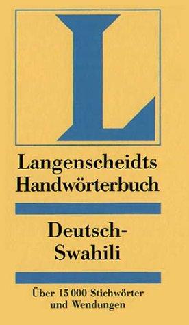 Langenscheidts Handwörterbuch, Deutsch-Swahili by Karsten Legere cover
