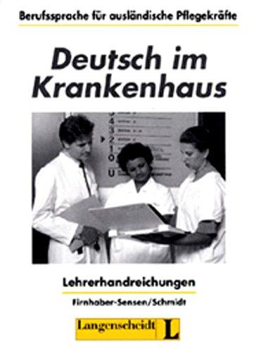Deutsch im Krankenhaus by Ulrike Firnhaber-Sensen cover