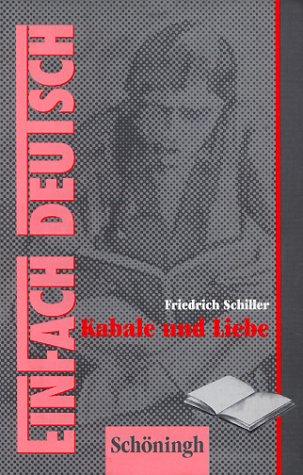 EinFach Deutsch, Kabale und Liebe by Friedrich Schiller cover