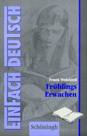 EinFach Deutsch, Frühlings Erwachen by Frank Wedekind cover