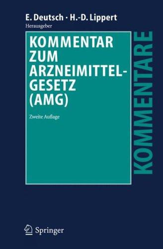 Kommentar zum Arzneimittelgesetz (AMG) by Erwin Deutsch, Hans-Dieter Lippert cover