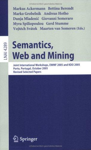 Semantics, web and mining
