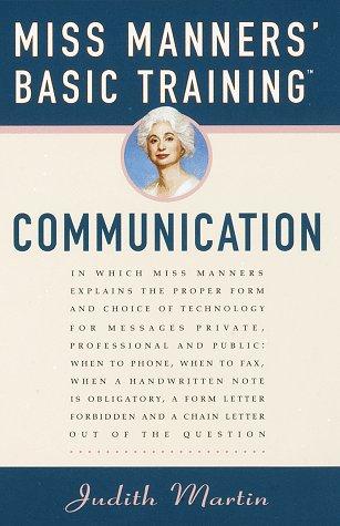 Miss Manners' basic training
