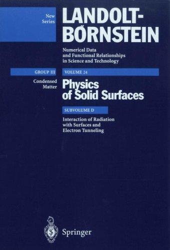 Physics of Solid Surfaces Vol. 24, Pt. d