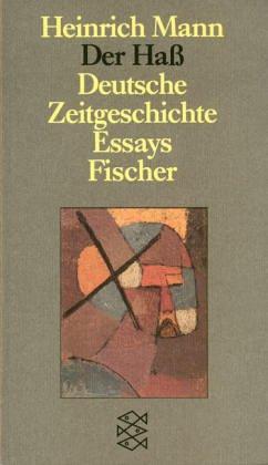 Der Haß by Heinrich Mann cover