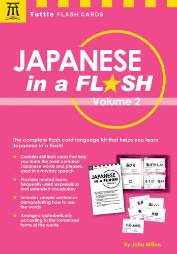 Japanese in a Flash Kit (Tuttle Flash Cards) Vol 2 by John Millen cover
